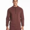 Weekend Half Zip | Men's Heather Maroon