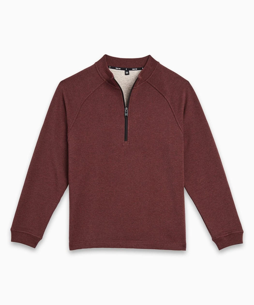Weekend Half Zip | Men's Heather Maroon 5 Weekend Half Zip | Men's Heather Maroon - Image 5