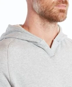 Weekend Hoodie | Men's Heather Silver Spoon -Gentlemans Wardrobe Store public rec sweatshirts weekend hoodie men s heather silver spoon 30600727068706