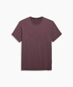 Go-To Crew | Men's Heather Burgundy 8 Go-To Crew | Men's Heather Burgundy -Gentlemans Wardrobe Store public rec t shirts go to crew men s heather burgundy 16758808510498