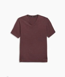 Go-To V | Men's Heather Burgundy -Gentlemans Wardrobe Store public rec t shirts go to v men s heather burgundy 16501921021986