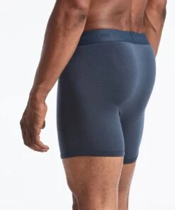 Barely There Boxer Trunk | Men's Navy -Gentlemans Wardrobe Store public rec underwear barely there boxer trunk men s navy 16437825765410